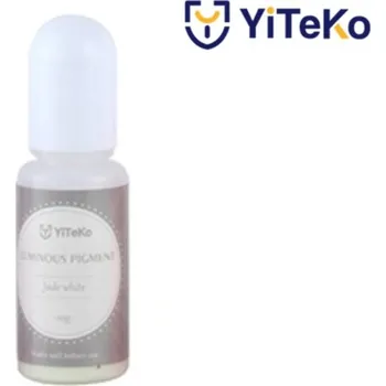 Svítící pigment do pryskyřice YiTeKo Jade White 07 10ml