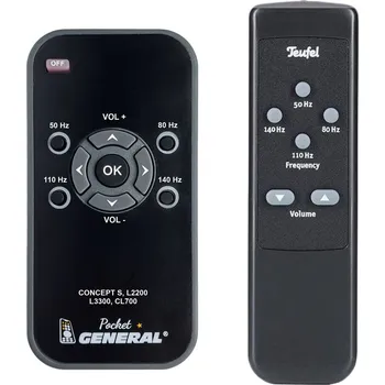 Dálkový ovladač TEUFEL Concept S, L2200, L3300, CL700 - dálkový ovladač duplikát