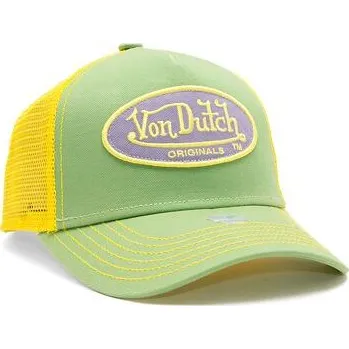 Kšiltovka Kšiltovka Von Dutch Trucker Boston Green/Yellow