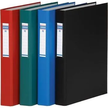 Archivační box Donau Pořadač dvoukroužkový, zelený, 40 mm, A4, PP/tvrdý karton, DONAU 20784