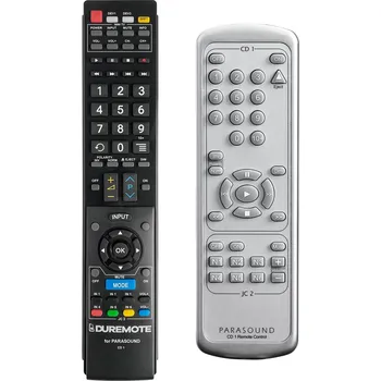 Dálkový ovladač PARASOUND CD 1 + ovládání TV (mini TV) - dálkový ovladač duplikát