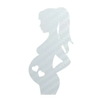 Samolepicí dekorace na vozidlo Maminka v autě 004 levá čekáme dvojčátka (51 - 3D karbon bílý) SAMOLEPKA NA AUTO, NÁLEPKA, FÓLIE, POLEP, TUNING, VLASTNÍ TEXT, TISK, AUTOSAMOLEPKY.cz, POLEPY, OBRÁZEK, LOGO, 3D STICKERS