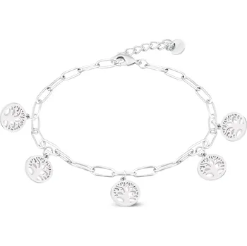 Náramek biju Náramek z chirurgické oceli s přívěsky strom života 2001956-1