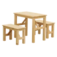 Timbela Dětský dřevěný piknikový set M014