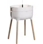 Vysoká pěstební nádoba Plastia Urbalive béžová (Vysoká pěstební nádoba ze dřeva a plastu. Barva béžová. Rozměry 50.5x38x77 cm.)