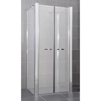 Arttec Comfort B 12 Nástěnný sprchový kout 80x80 cm, otevírací, s vaničkou, Chrom / Transparentní, PAN04546