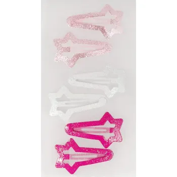 Sponky do vlasů s třpytivým posypem, 6 ks (LU00400-012 )