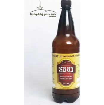 Pivo Beskydský 13 BANDIT ZBUJ 1l PET 5,4 % polotmavý ležák