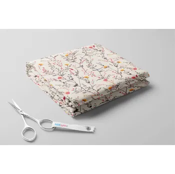 Softshell letní, Jemné kvítky Barva: Krémová