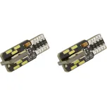 Žárovka 24 LED 12V T10 NEW-CAN-BUS bílá 2ks