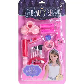 Čelenka Pretty Perfect Sada krásy 9ks na kartě