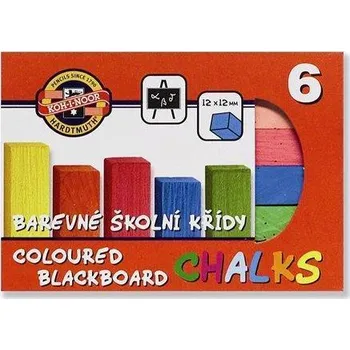 Koh-i-noor Křídy na chodník, 6ks, KOH-I-NOOR, různé barvy 365303