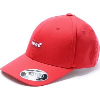 Kšiltovka Levi's Mid Batwing Flexfit Kšiltovka Červená ONE SIZE