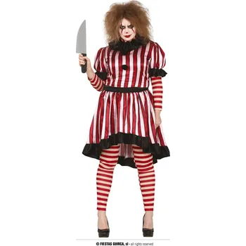 Karnevalový kostým Guirca Horor klaun dámský kostým Velikost: 44 – 46 (XL)