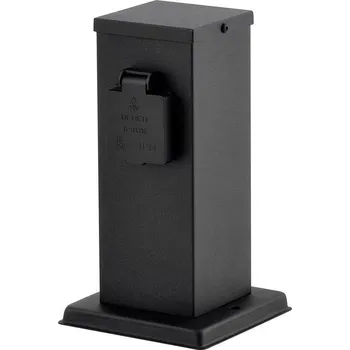 Elektrická zásuvka Venkovní zásuvkový sloupek 2Z 230 V IP44 antracit