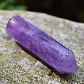 Masážní kámen Masážní léčitelská hůlka - Ametyst 6 cm