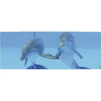 Obklad Koupelnová zádní stěna mySPOTTI aqua Delphin 120x45 cm