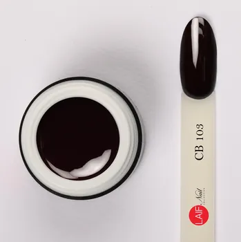 Umělé nehty Laif Barevný UV/LED gel černý CB 103 Black 6ml