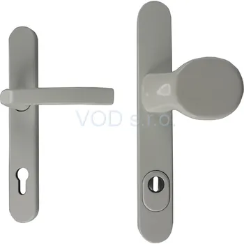 Dveřní kování Dieckmann Koule/klika KRONOS RAL9016 bílá / 8mm, PZ 92/