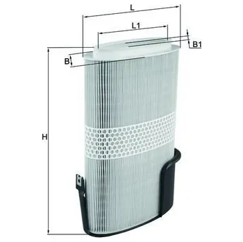 Vzduchový filtr Vzduchový filtr MAHLE LX 1009/6