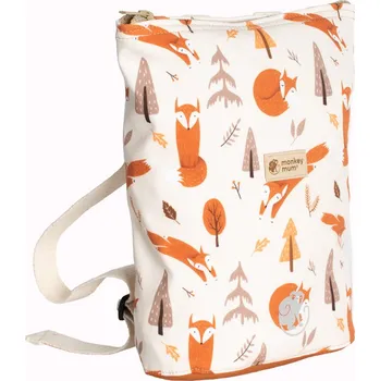 Cestovní adaptér Dětský softshellový batůžek Monkey Mum® - Liščí hrátky Malý (0-3 roky)