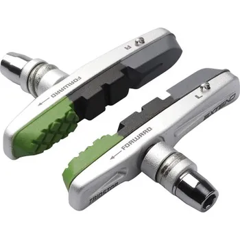 Brzda na kolo Brzdové špalky Extend TRIOSTOP, vyměnitelné 72 mm - stříbrné