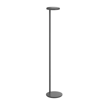 Stojací lampa Flos 09.8221.DR Oblique, profesionální antracitová čtecí stojací lampa, 8W LED 3000K, 107,4cm