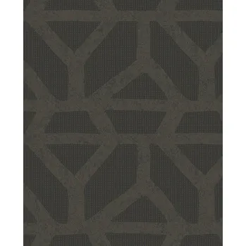 Tapeta Eijffinger Šedo-černá vliesová tapeta na zeď, 312406, Artifact, Eijffinger, velikost 0,685 x 10 m