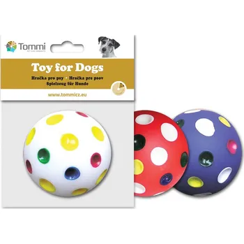 Hračka pro psa Míček s dolíčky, 6,5cm