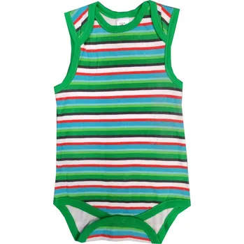 Kojenecké body bez rukávu - tmavě zelená Velikost: 86