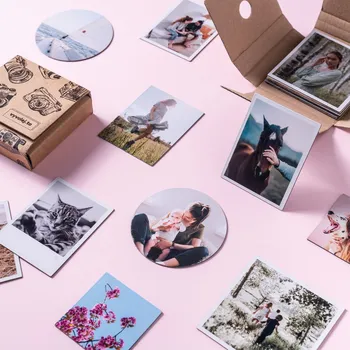 Dekorativní magnet Čtvercové fotomagnety 5×5 cm