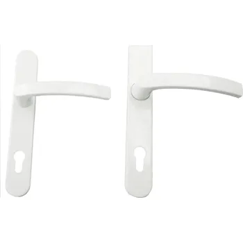 Dveřní kování Dieckmann Klika/klika KRONOS RAL9016 bílá / 8mm, PZ 92/