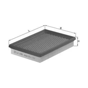Vzduchový filtr Vzduchový filtr MAHLE LX 1038