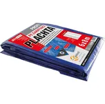 Plachta zakrývací PROFI, 6 x 8 m, 140 g/m², modro - stříbrná, ENPRO