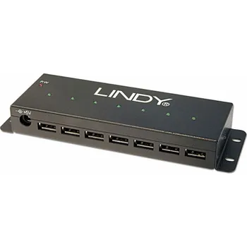 USB hub Lindy Industrial USB 2.0 Hub - Hub - 7 x USB 2.0