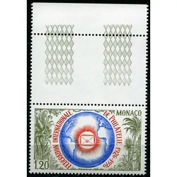 Poštovní známka (1976) MiNr. 1222 ** KH - Monako - 50. výročí FIP