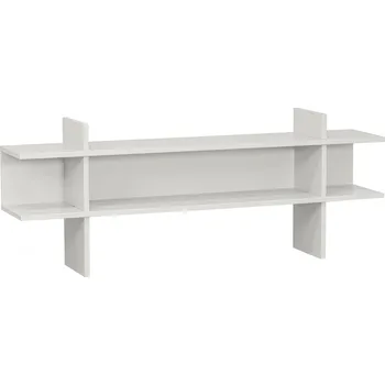 Toaletní stolek WOOOD Šedobílý dřevěný toaletní stolek Jeana 180 x 35 cm