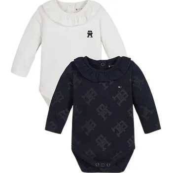 Kojenecká souprava Tommy Hilfiger dívčí set bodýček pro holčičku, miminko Monogram 68