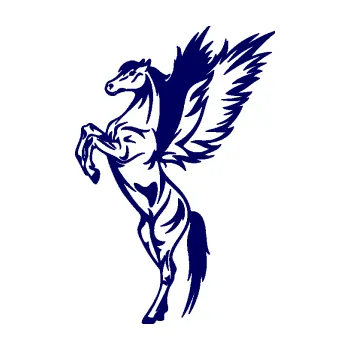 Samolepící dekorace SAMOLEPKA Pegas okřídlený kůň 004 levá na zadních (23 - tmavě modrá) NA AUTO, NÁLEPKA, FÓLIE, POLEP, TUNING, VLASTNÍ TEXT, TISK, AUTOSAMOLEPKY.cz, POLEPY, OBRÁZEK, LOGO, SAMOLEPKY