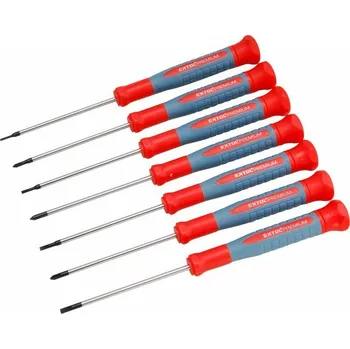 Ruční nářadí Extol Premium hodinářské šroubováky, sada 7ks 8819180