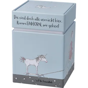 Dóza na potraviny Goebel Dr. Barbara Freundlieb Die sind doch ale verrückt Umělecká dóza