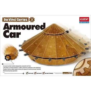 RC model auta Academy 18136 DAVINCI ARMORED CAR - expresní doprava