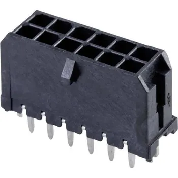 Elektrický konektor Molex vestavná pinová lišta (standardní) 12, rozteč 3 mm, 430451224, 1 ks Tray