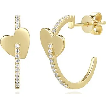 Náušnice Zlaté náušnice AURINO se zirkony E27427QCZZ4Y-1