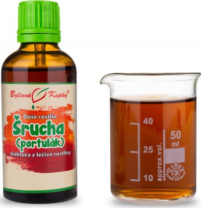 Bylinné kapky s.r.o. Šrucha (portulák) - kapky Duše rostlin (tinktura) 50 ml | Bylinné kapky