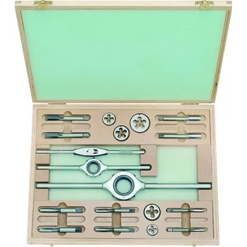 Závitořezný nástroj Bučovice Tools UNF-1 HSS kazeta řezného nářadí - UNF1/4"-28 - UNF1/2"-20, materiál HSS (346100)