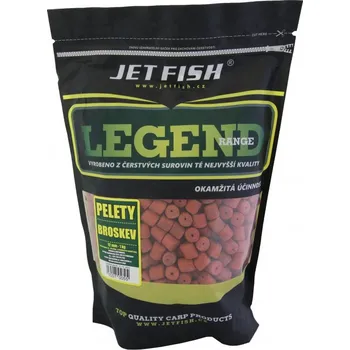 Boilies Jet Fish Pelety Legend Range Broskev 1kg Průměr: 12mm