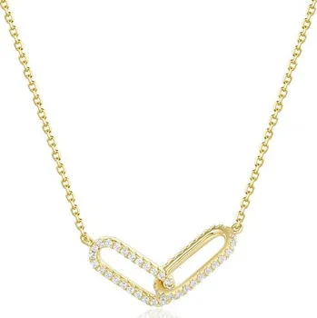 Náhrdelník Zlatý náhrdelník AURINO se zirkony N27450QCZZ4Y-1