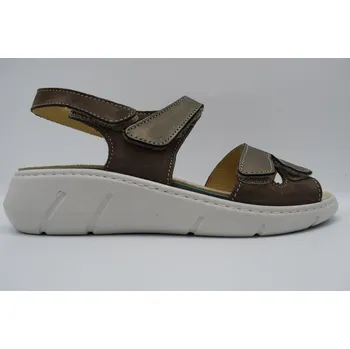 Dámské sandále MufObuv dámský sandál E72105 SDRY TAUPE/PIOMBO Velikost: 42