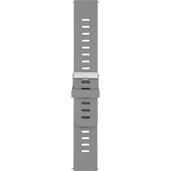 Řemínek na hodinky Silikonový řemínek na hodinky 22 mm šedý